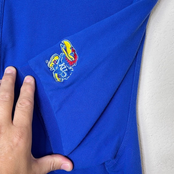 Southern Tide Men’s The Skipjack Polo | Size Large | Kansas Jayhawks Logo - Picture 3 of 7